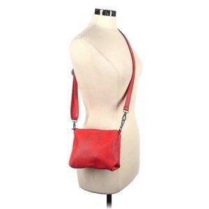 Jijou Capri 100% Leather Red Crossbody Bag One Size Classic